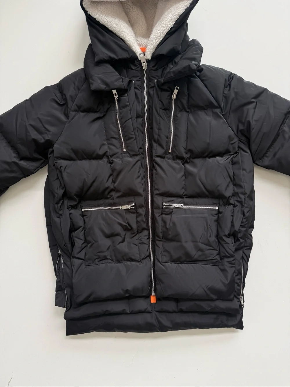 Orolay Thickened Hooded Down Coat Black Size 11/12